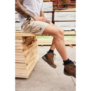 Bisley Shorts Flex & Move™ 4 - Way Stretch Elastic Waist Cargo - BSHC1333_BBLKR77 - Bisley Workwear UK - Trade Counter Direct