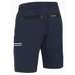 Bisley Shorts Flex & Move™ 4 - Way Stretch Elastic Waist Cargo - BSHC1333_BBLKR77 - Bisley Workwear UK - Trade Counter Direct