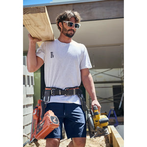 Bisley Shorts Flex & Move™ 4 - Way Stretch Elastic Waist Cargo - BSHC1333_BBLKR77 - Bisley Workwear UK - Trade Counter Direct