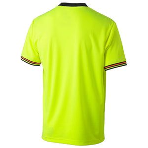 Bisley Workwear Hi-Vis Polyester Mesh Short Sleeve Tee - Yellow