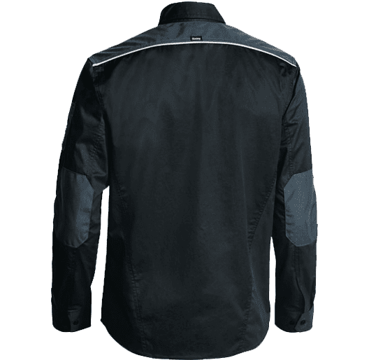 Bisley Workwear Flex & Move Long Sleeve Mechanical Stretch Shirt - Black - UKS6133_BBLKS - Bisley Workwear UK - Trade Counter Direct