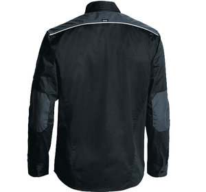 Bisley Workwear Flex & Move Long Sleeve Mechanical Stretch Shirt - Black - UKS6133_BBLKS - Bisley Workwear UK - Trade Counter Direct