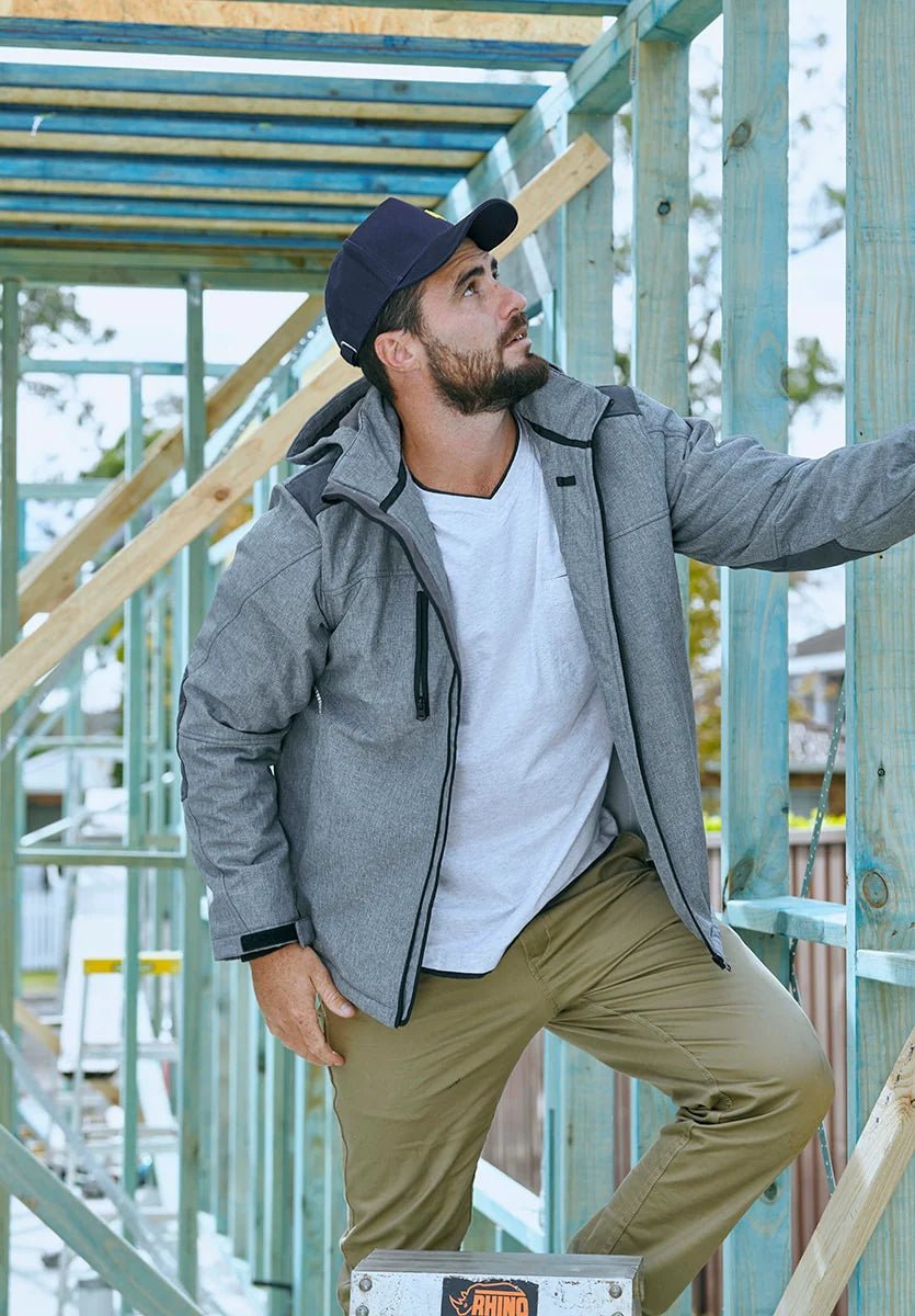 Bisley Workwear Flex & Move Shield Hooded Zip Front Jacket - UKJ6937_BCCGXS - Trade Counter Direct - Trade Counter Direct