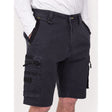 Bisley Workwear Flex & Move Stretch Cargo Shorts - Charcoal - UKSHC1330_BCCGR82 - Bisley Workwear UK - Trade Counter Direct