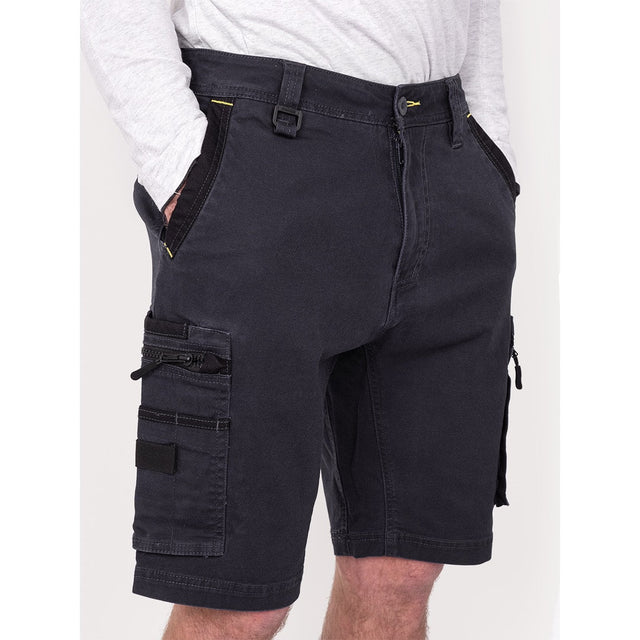 Bisley Workwear Flex & Move Stretch Cargo Shorts - Charcoal - UKSHC1330_BCCGR82 - Bisley Workwear UK - Trade Counter Direct