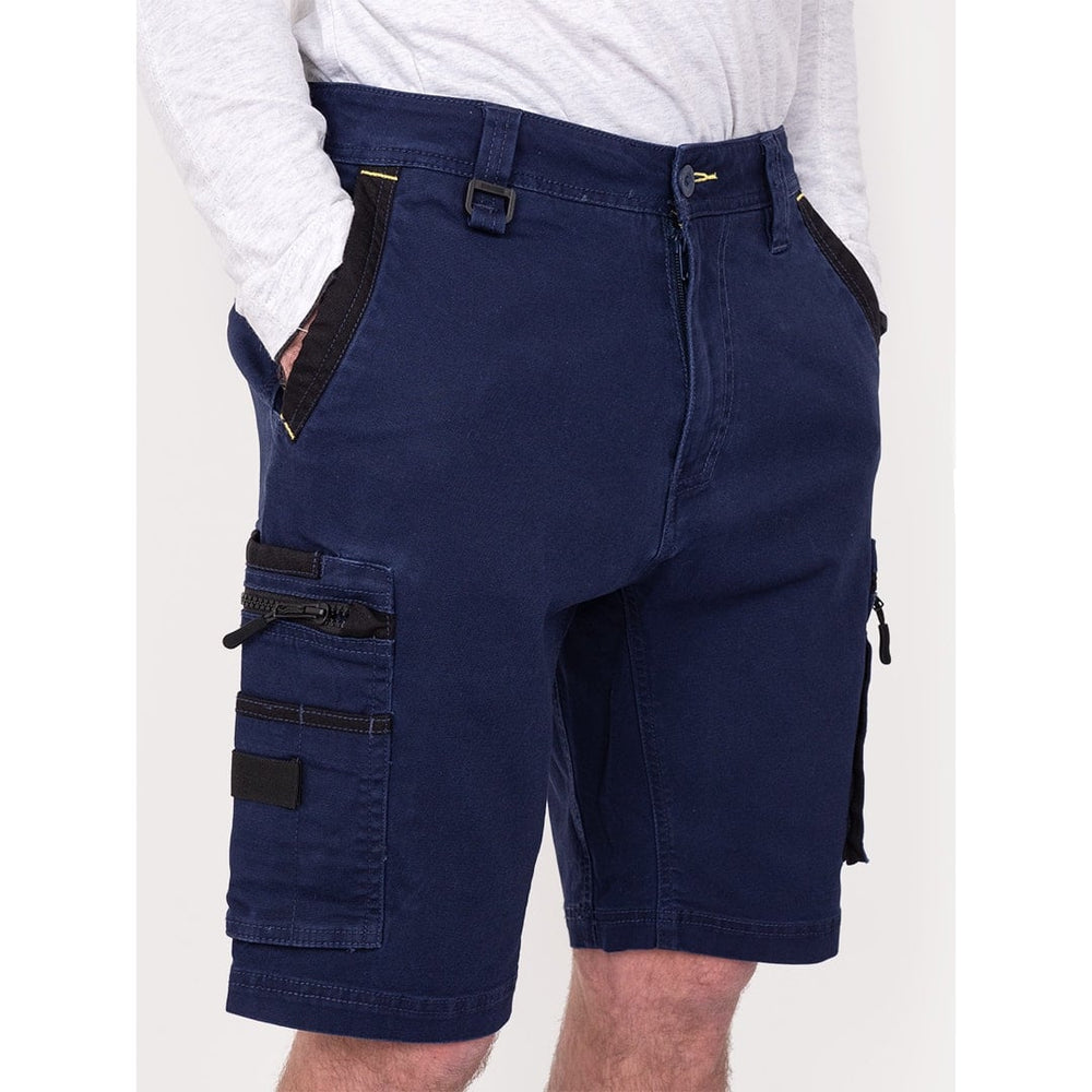Bisley Workwear Flex & Move Stretch Cargo Shorts - Navy - UKSHC1330_BPCTR82 - Bisley Workwear UK - Trade Counter Direct
