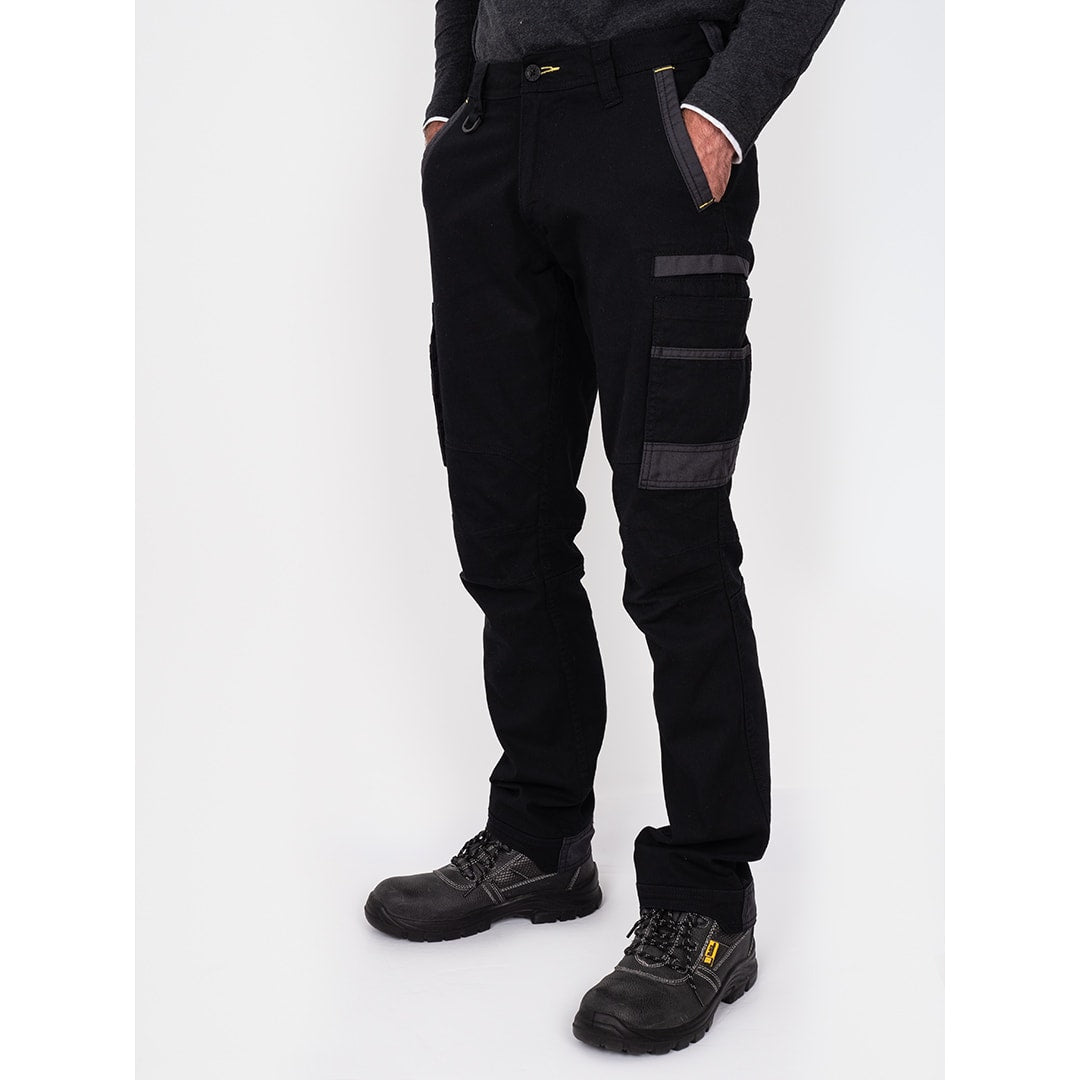 Bisley Workwear Flex & Move Stretch Utility Cargo Trousers - Black - UKPC6331_BBLKR32 - Bisley Workwear UK - Trade Counter Direct