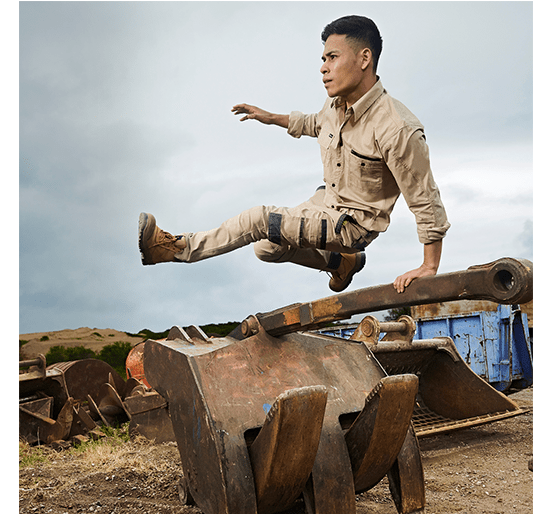 Bisley Workwear Flex & Move Stretch Utility Cargo Trousers - Black - UKPC6331_BBLKR32 - Bisley Workwear UK - Trade Counter Direct