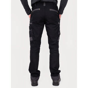 Bisley Workwear Flex & Move Stretch Utility Cargo Trousers - Black - UKPC6331_BBLKR32 - Bisley Workwear UK - Trade Counter Direct