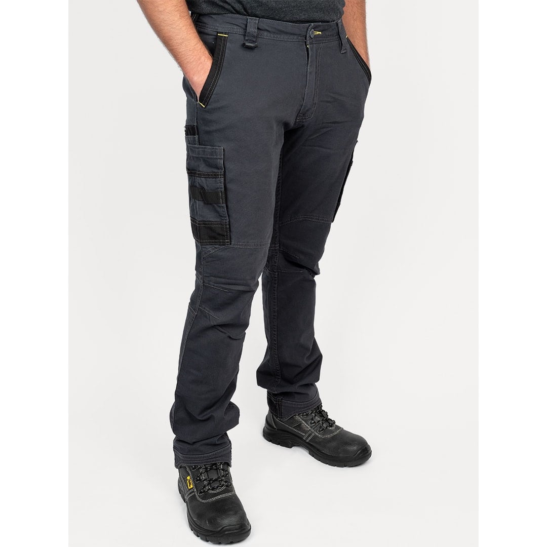 Bisley Workwear Flex & Move Stretch Utility Cargo Trousers - Charcoal - UKPC6331_BCCGR32 - Bisley Workwear UK - Trade Counter Direct