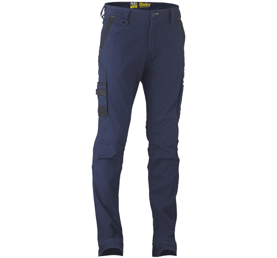 Bisley Workwear Flex & Move Stretch Utility Cargo Trousers - Navy - UKPC6331_BPCTR32 - Bisley Workwear UK - Trade Counter Direct