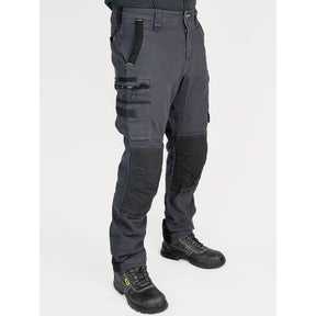 Bisley Workwear Flex & Move Stretch Utility Cargo Trousers With Kevlar Knee Pads - Charcoal - UKPC6333_BCCGR82 - Bisley Workwear UK - Trade Counter Direct