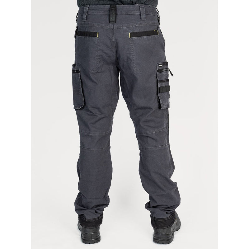 Bisley Workwear Flex & Move Stretch Utility Cargo Trousers With Kevlar Knee Pads - Charcoal - UKPC6333_BCCGR82 - Bisley Workwear UK - Trade Counter Direct
