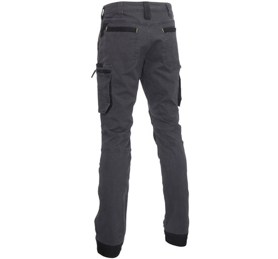 Bisley Workwear Flex & Move Stretch Utility Cargo Trousers With Kevlar Knee Pads - Charcoal - UKPC6333_BCCGR82 - Bisley Workwear UK - Trade Counter Direct