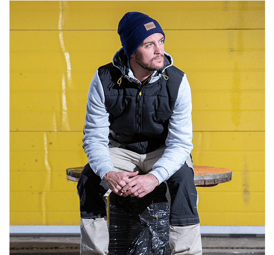 Bisley Workwear Flex & Move Stretch Utility Cargo Trousers With Kevlar Knee Pads - Stone - UKPC6333_BSTNR28 - Bisley Workwear UK - Trade Counter Direct