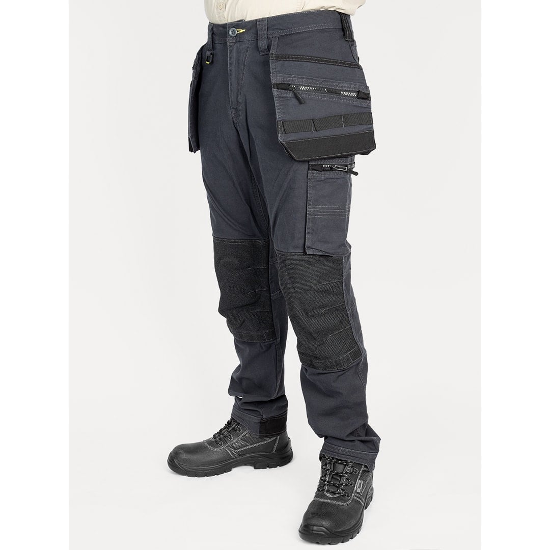 Bisley Workwear Flex & Move Stretch Utility Cargo Trousers with Tools Holster Pockets - Charcoal - UKPC6336_BCCGS87 - Bisley Workwear UK - Trade Counter Direct
