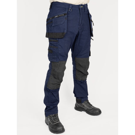 Bisley Workwear Flex & Move Stretch Utility Cargo Trousers with Tools Holster Pockets - Navy - UKPC6336_BPCTS34 - Bisley Workwear UK - Trade Counter Direct
