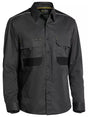Bisley Workwear Flex & Move Utility Shirt Long Sleeve - Charcoal - UKS6144_BCCGL - Bisley Workwear UK - Trade Counter Direct