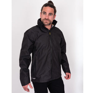 Bisley Workwear Lightweight Ripstop Long Sleeve Hooded Rain Jacket - Black - UKJ6926_BBLKS - Bisley Workwear UK - Trade Counter Direct