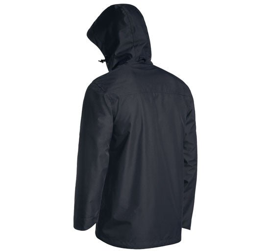 Bisley Workwear Lightweight Ripstop Long Sleeve Hooded Rain Jacket - Black - UKJ6926_BBLKS - Bisley Workwear UK - Trade Counter Direct