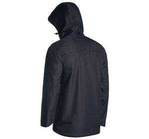Bisley Workwear Lightweight Ripstop Long Sleeve Hooded Rain Jacket - Black - UKJ6926_BBLKS - Bisley Workwear UK - Trade Counter Direct