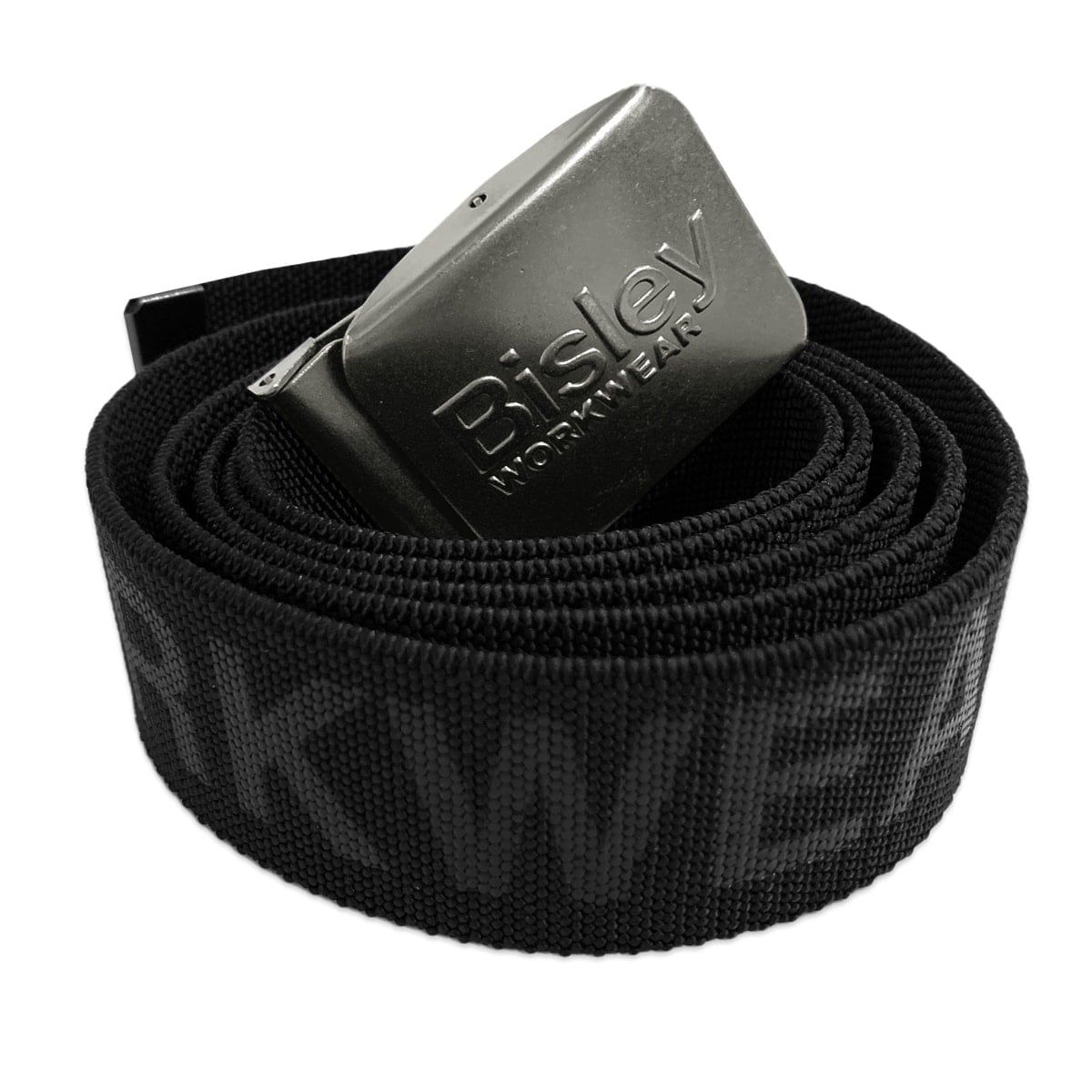 Bisley Workwear One Size Stretch Belt - Black - UKB101_BBLK - Bisley Workwear UK - Trade Counter Direct