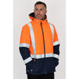 Bisley Workwear - Taped Two Tone Hi Vis Puffer Jacket - Orange / Yellow - UKJ6929HT_TT05XS - Bisley Workwear UK - Trade Counter Direct