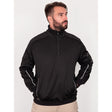 Bisley Workwear Work Fleece 1/4 Zip Front Pullover With Sherpa Lining - Black - UKK6924_BBLKS - Bisley Workwear UK - Trade Counter Direct