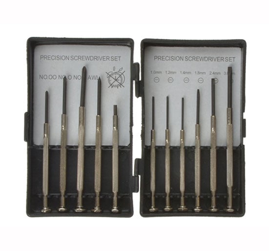 BlueSpot Tools Precision Screwdriver Set 11 Piece - Screwdriver Set - B/S12607 - BlueSpot Tools - Trade Counter Direct