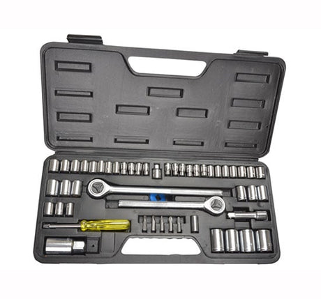 BlueSpot Tools Socket Set 52 Piece 1/4, 3/8 and 1/2 in - Socket S - B/S01746 - BlueSpot Tools - Trade Counter Direct