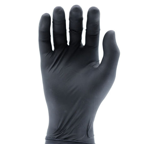 Tough Glove Boa Pro Black Nitrile Gloves - Box of 100