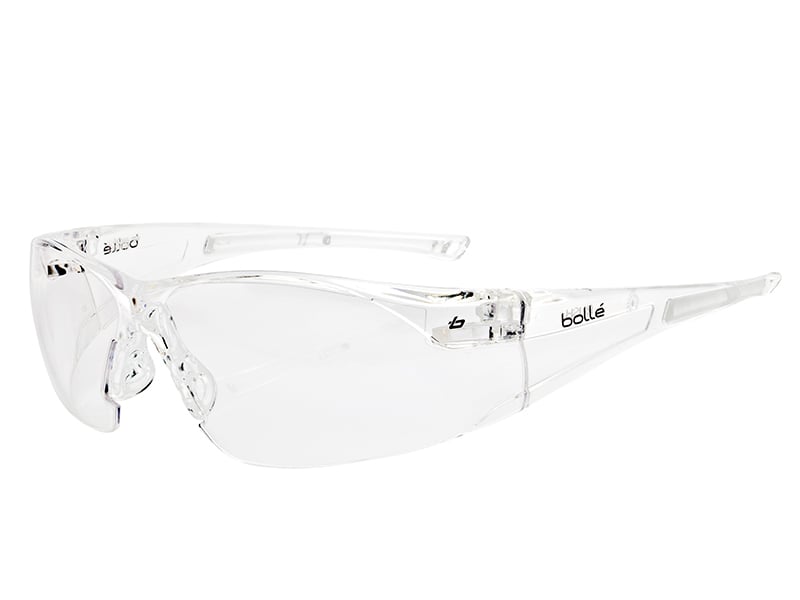 Bolle Rush Safety Glasses - Clear - Safety Glasses - BOLRUSHPSI - Bolle - Trade Counter Direct