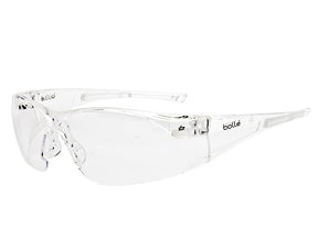 Bolle Rush Safety Glasses - Clear - Safety Glasses - BOLRUSHPSI - Bolle - Trade Counter Direct