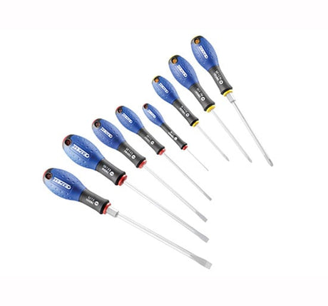 Britool Screwdriver Set 8 Piece Slotted / Phillips - 8 Piece Set - BRIE160904B - Britool - Trade Counter Direct