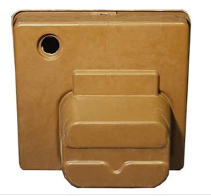 Brown Mitras Semi - Buried Gas Meter Box Suits U6 Metal Meter - G60039 - G60039 - Mitras - Trade Counter Direct