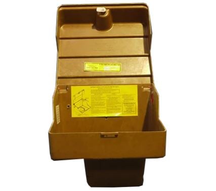 Brown Mitras Semi - Buried Gas Meter Box Suits U6 Metal Meter - G60039 - G60039 - Mitras - Trade Counter Direct