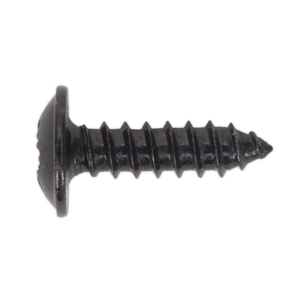 Sealey BST3513 Self Tapping Screw 3.5 x 13mm Flanged Head Black Pozi Pack of 100