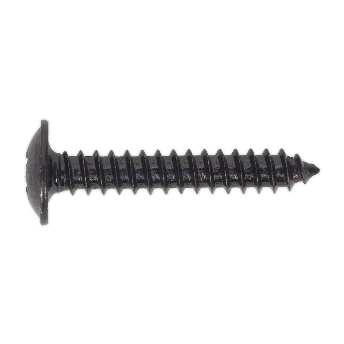 Sealey BST4225 Self Tapping Screw 4.2 x 25mm Flanged Head Black Pozi Pack of 100