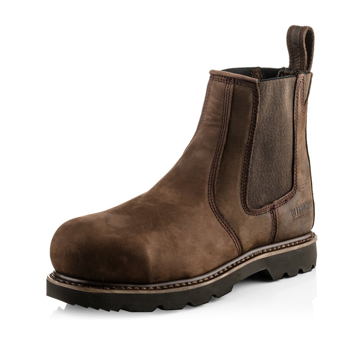 Buckbootz B1150 Brown Chocolate Oil Buckflex Safety Dealer Boot - B1150SM-06 - Buckbootz - Trade Counter Direct