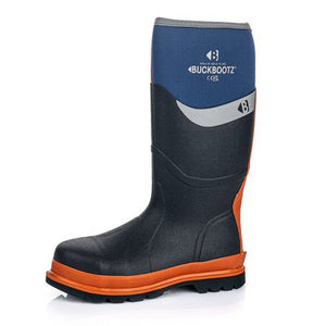Buckbootz BBZ6000 Insulated Safety Wellington Boots - BBZ6000OR-07 - Buckbootz - Trade Counter Direct