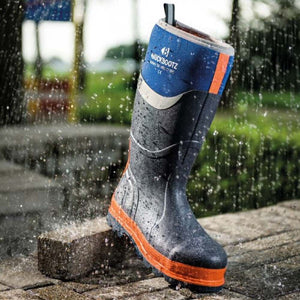 Buckbootz BBZ6000 Insulated Safety Wellington Boots - BBZ6000OR-08 - Buckbootz - Trade Counter Direct