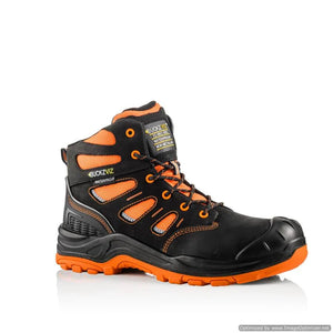 Buckbootz BVIZ2 S7S SC 360° High Visibility Metal - Free Waterproof Safety Boot - BVIZ2ORBK-06 - Buckbootz - Trade Counter Direct