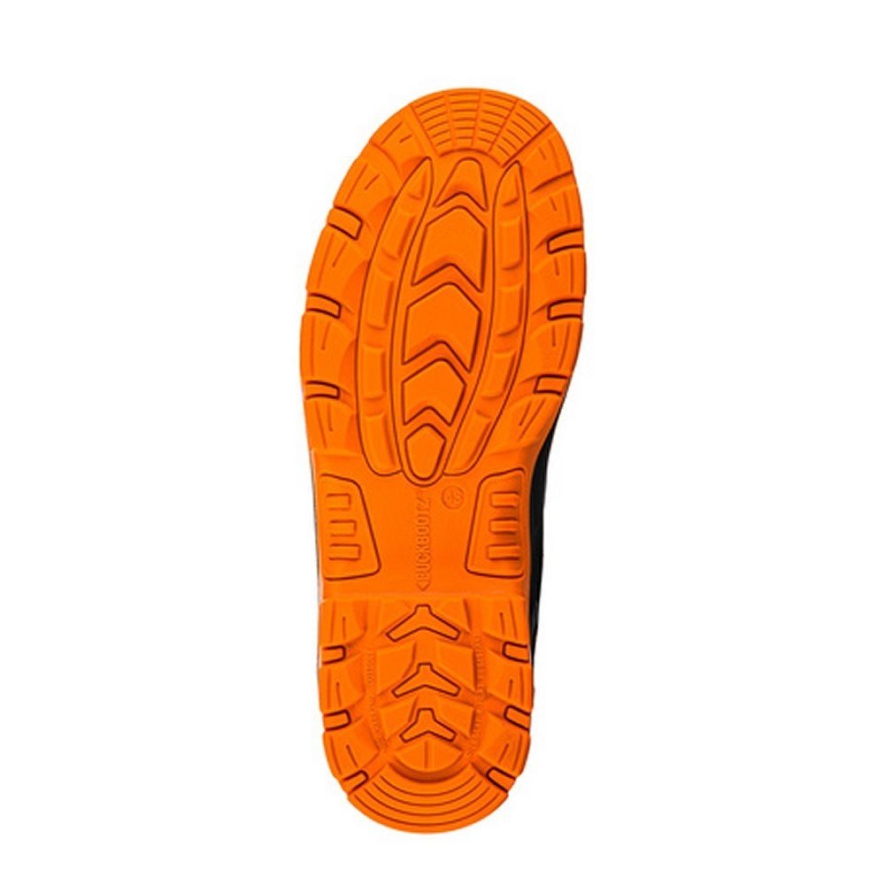 Buckbootz BVIZ5BKOR Buckzviz Rigger Boot – Black / Hi - Vis Orange - BVIZ5BKOR-06 - Buckbootz - Trade Counter Direct