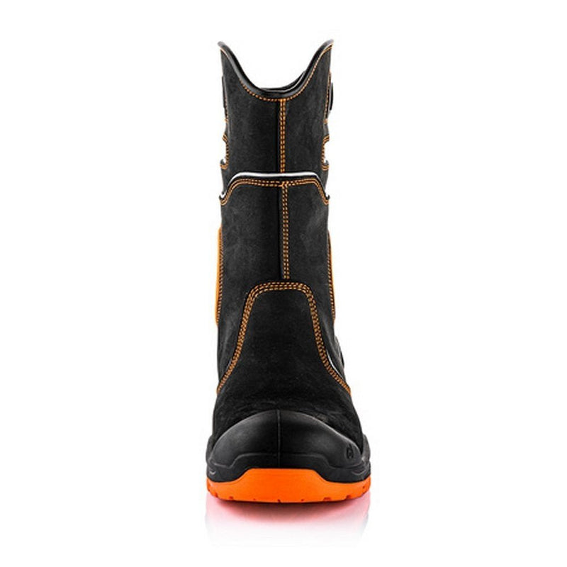 Buckbootz BVIZ5 Buckzviz S7S Safety Rigger Boots – Black/Hi-Vis Orange – product image 7