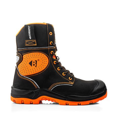 Buckbootz BVIZ6 Buckzviz S7S High-Leg Safety Boots – Black/Hi-Vis Orange – product image 4