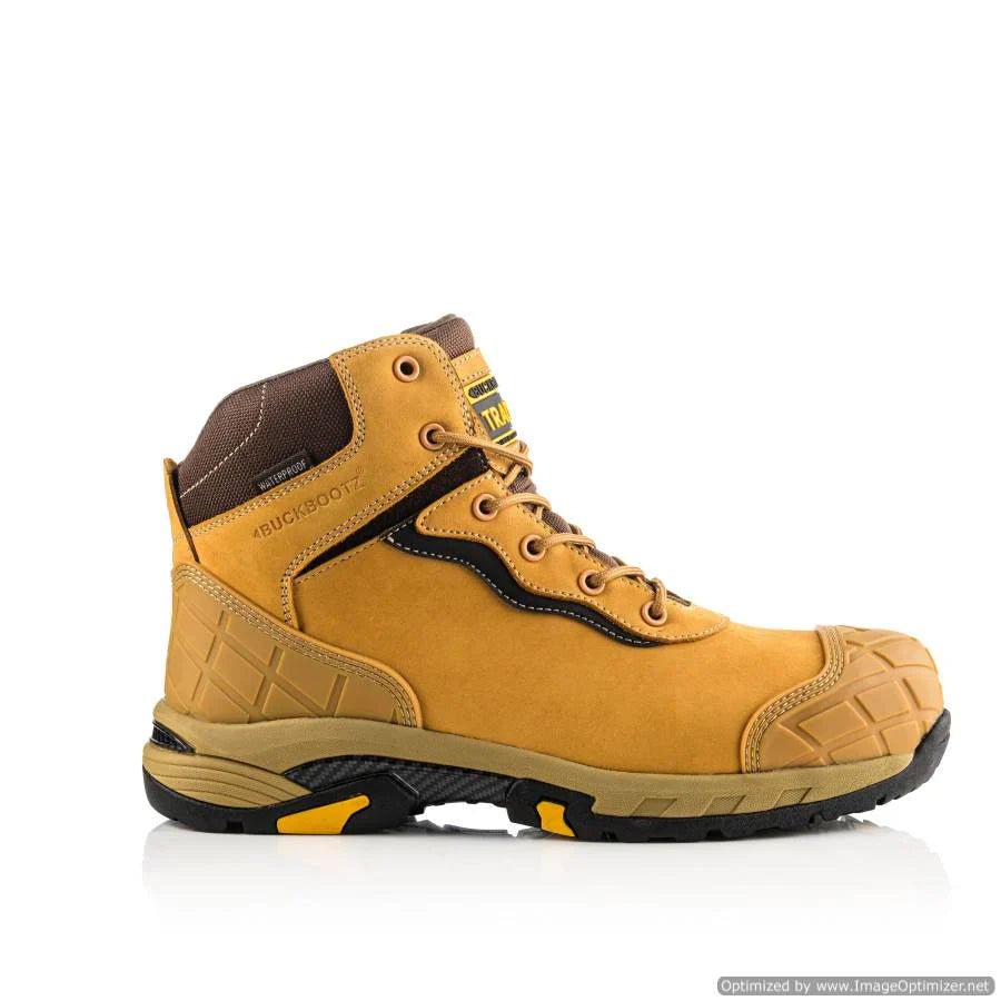 Buckbootz TRADEZ BLITZ S3 SRC Lightweight Waterproof Safety Lace Boot - BLITZBK-06 - Buckbootz - Trade Counter Direct
