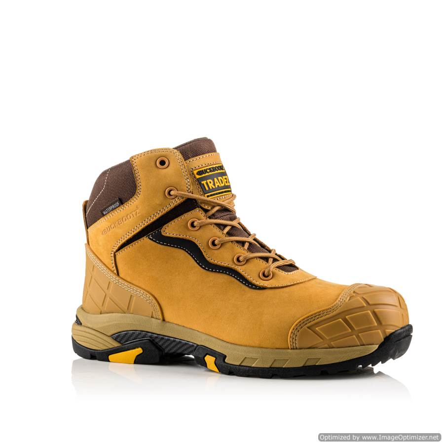 Buckbootz TRADEZ BLITZ S3 SRC Lightweight Waterproof Safety Lace Boot - BLITZHY-06 - Buckbootz - Trade Counter Direct
