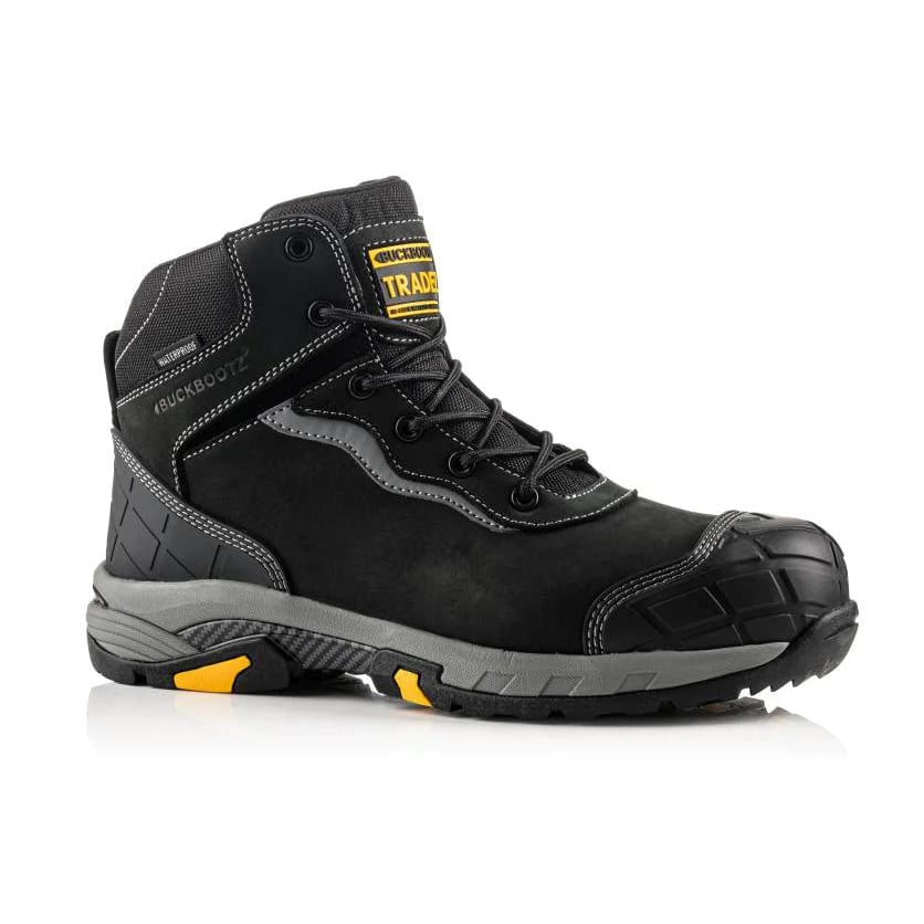Buckbootz TRADEZ BLITZ S3 SRC Lightweight Waterproof Safety Lace Boot - BLITZHY-06 - Buckbootz - Trade Counter Direct