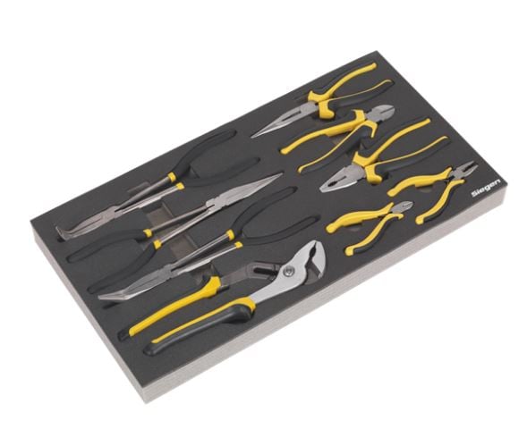 Sealey AP35TBCOMBO Tool Chest Combination 16 Drawer with Ball Bearing Slides - Black/Grey & 468pc Tool Kit