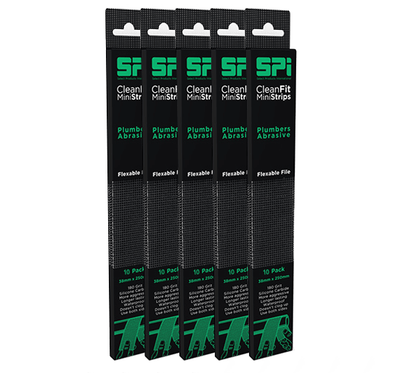 CleanFit Mini Strips Waterproof Abrasives - Medium - 5 Packs of 10 - SEL0004 - 1 - SEL0004-1 - Select Products - SPI - Trade Counter Direct